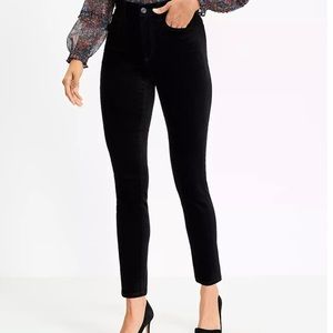 Loft Velvet Skinny Pants